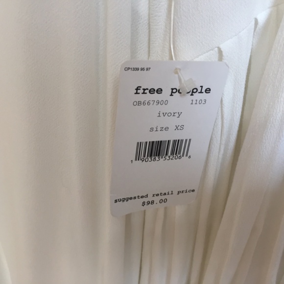 Free People Ivory Mini Dress / Long Tunic - Picture 7 of 16